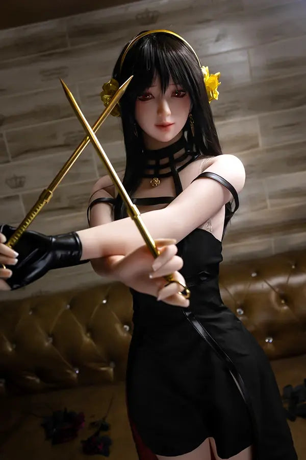 SY Doll | 160 cm große, asiatische Schönheit mit pinken Haaren und großem Busen – lebensechte TPE-Sexdoll – Fiora