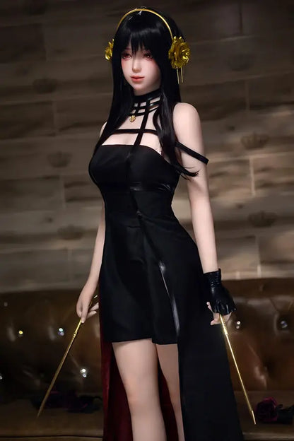 SY Doll | 160 cm große, asiatische Schönheit mit pinken Haaren und großem Busen – lebensechte TPE-Sexdoll – Fiora