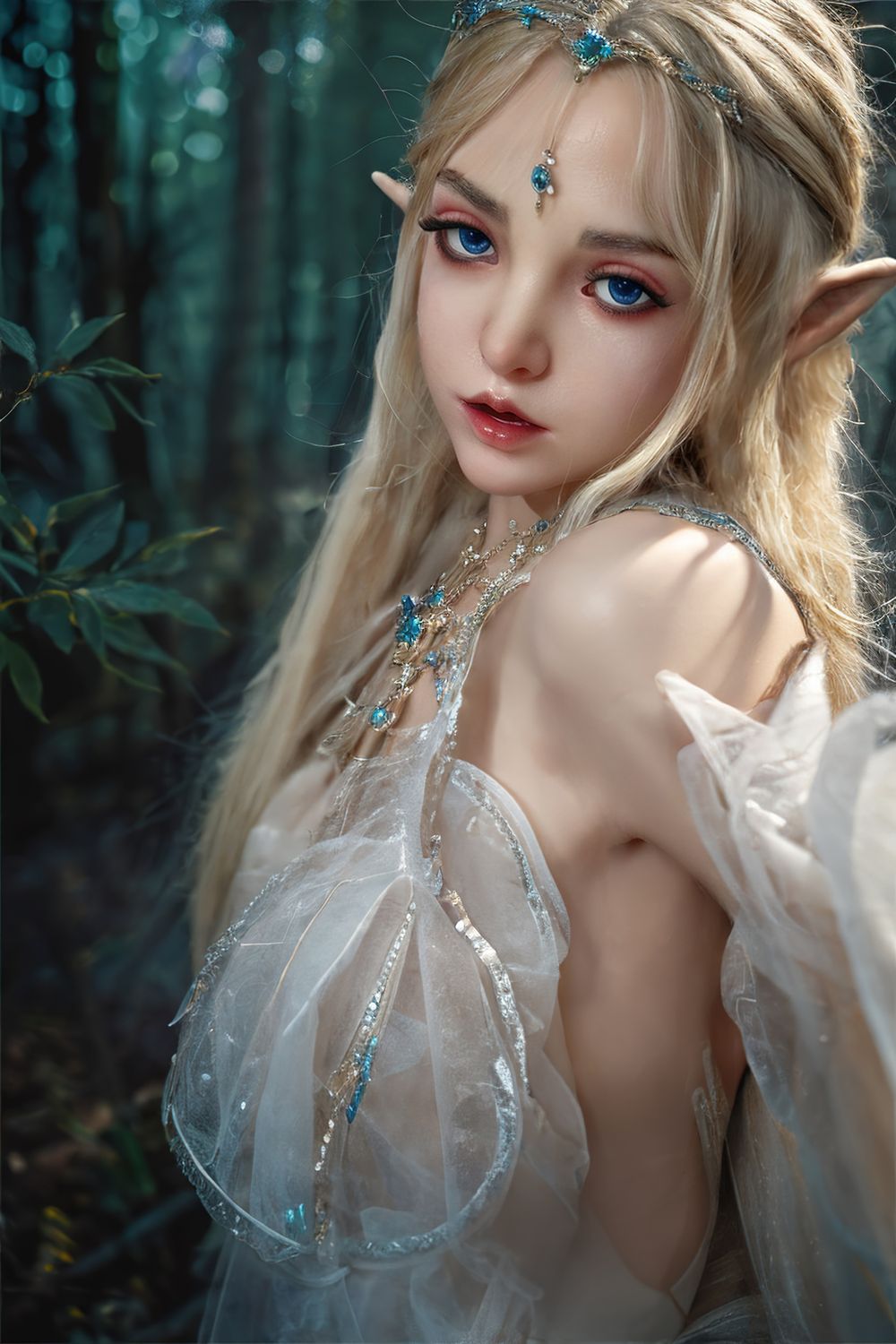SY Doll | 150cm/4ft9 Flat Breasts Lovely Elf Cosplay Realistic Full Silicone Sex Doll - Ailsa - TLD