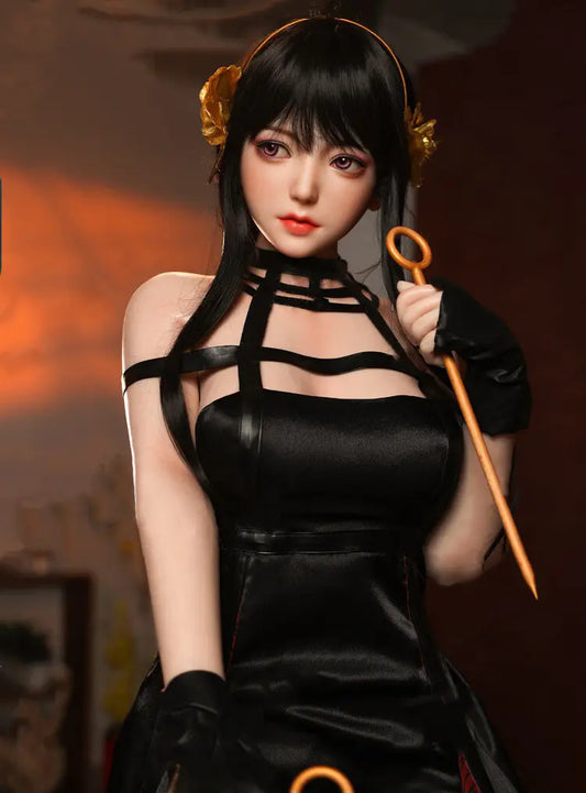 SY Doll | 160 cm große, asiatische Schönheit mit pinken Haaren und großem Busen – lebensechte TPE-Sexdoll – Fiora