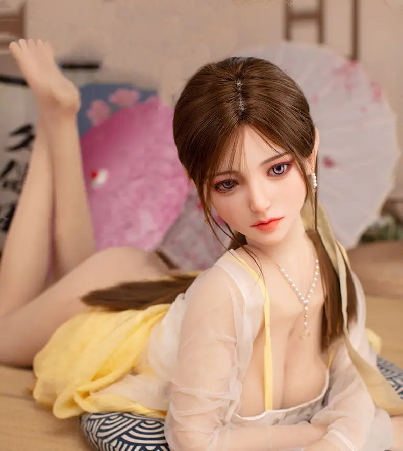 SY Doll | 160 cm große, asiatische Schönheit mit pinken Haaren und großem Busen – lebensechte TPE-Sexdoll – Fiora