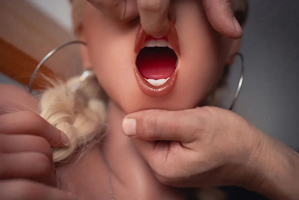 TopLoveDoll | Mehrgrößen-anpassbare, lebensechte Sex- und Begleitpuppe – Azurblau