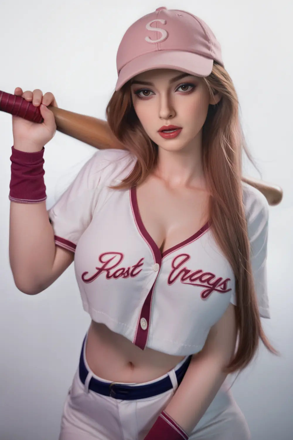 SY Doll | 160 cm große, asiatische Schönheit mit pinken Haaren und großem Busen – lebensechte TPE-Sexdoll – Fiora
