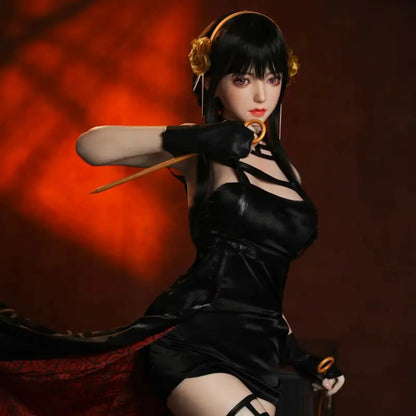 SY Doll | 160 cm große, asiatische Schönheit mit pinken Haaren und großem Busen – lebensechte TPE-Sexdoll – Fiora