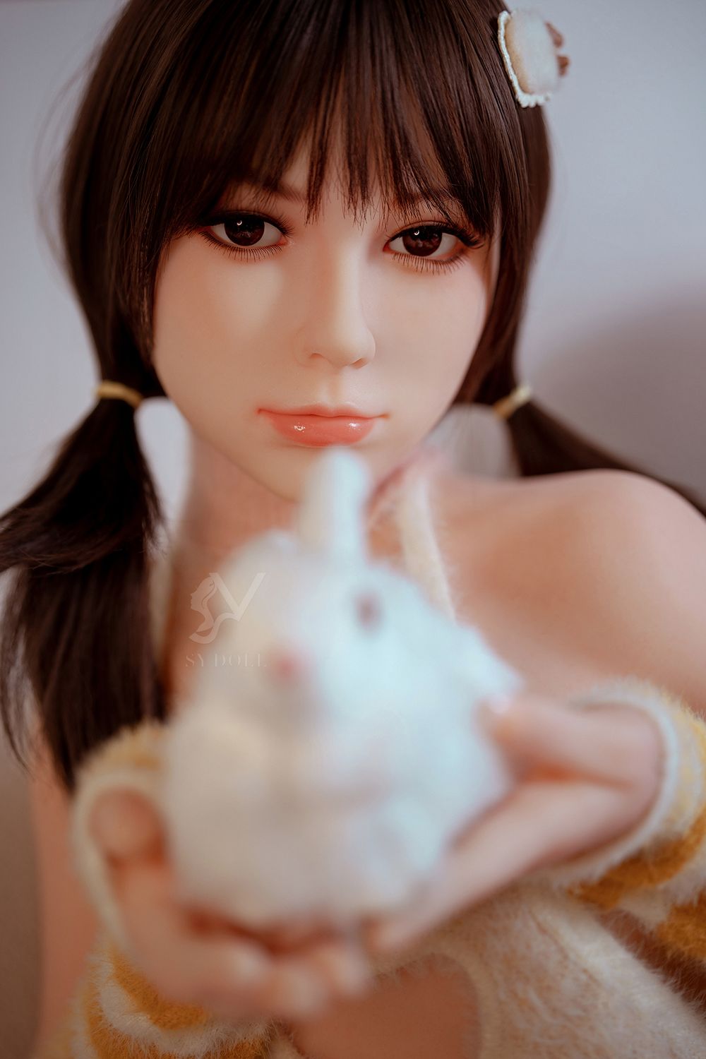 SY Doll | Asian 150cm/4ft11 Black Hair Lovely Small Breasts Lifelike TPE Sex Doll - Lily - TLD