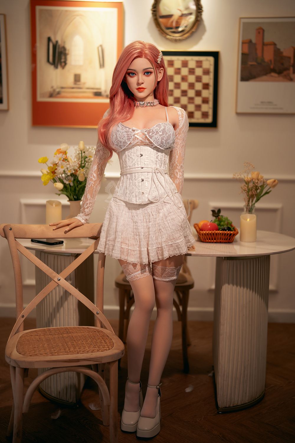 SY Doll | Asian 160cm/5ft3 Lovely Pink Hair Big Breasts Sex Doll - Sarah - TLD