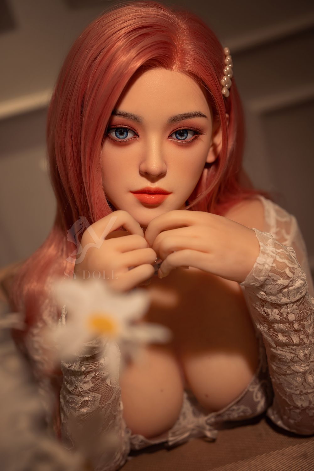 SY Doll | Asian 160cm/5ft3 Lovely Pink Hair Big Breasts Sex Doll - Sarah - TLD