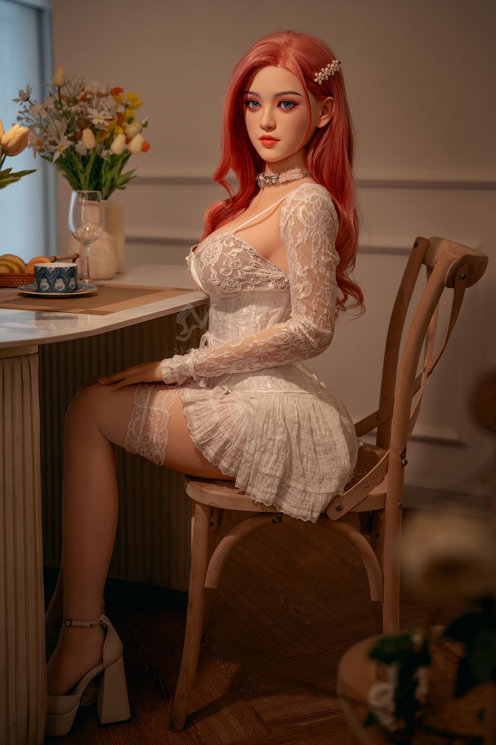 SY Doll | Asian 160cm/5ft3 Lovely Pink Hair Big Breasts Sex Doll - Sarah - TLD