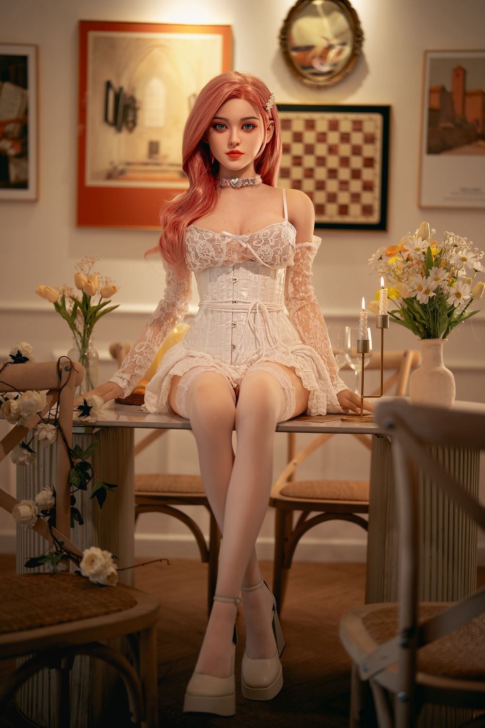 SY Doll | Asian 160cm/5ft3 Lovely Pink Hair Big Breasts Sex Doll - Sarah - TLD