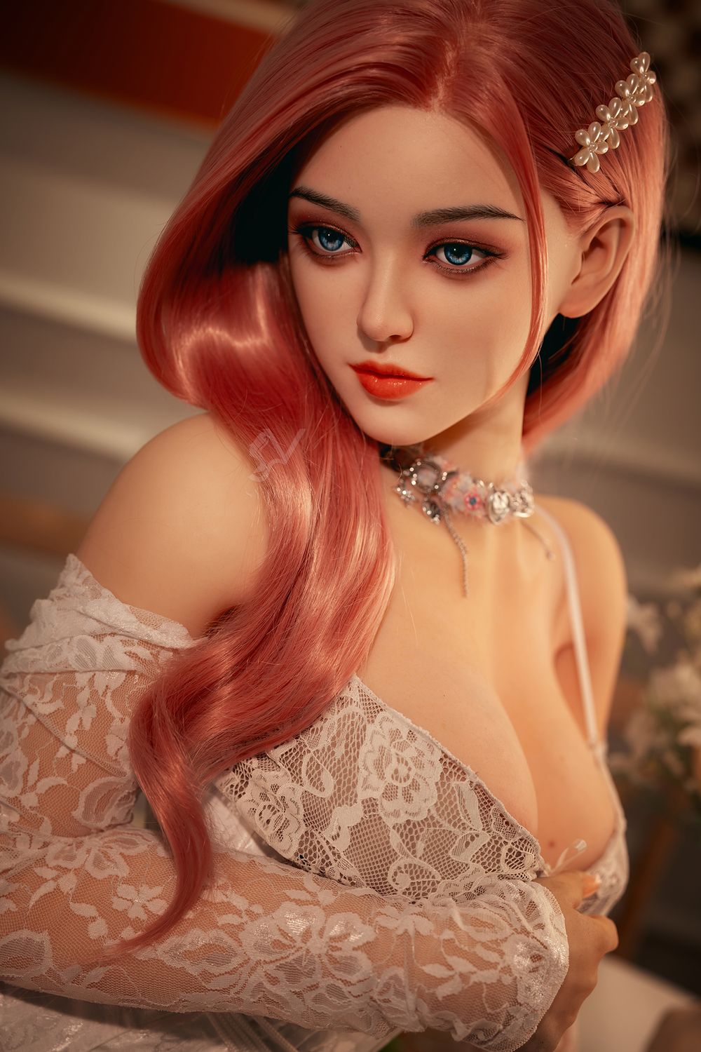 SY Doll | Asian 160cm/5ft3 Lovely Pink Hair Big Breasts Sex Doll - Sarah - TLD
