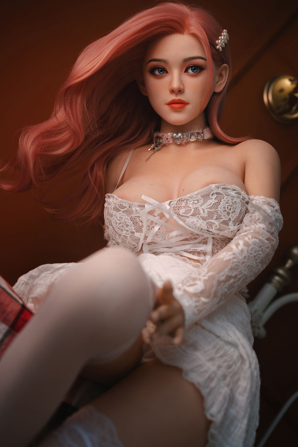 SY Doll | Asian 160cm/5ft3 Lovely Pink Hair Big Breasts Sex Doll - Sarah - TLD