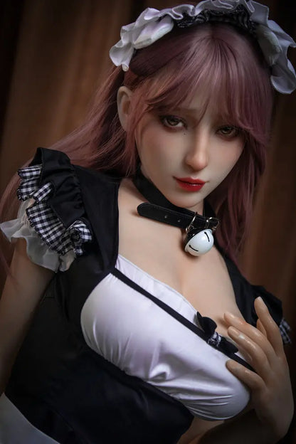SY Doll | 160 cm große, asiatische Schönheit mit pinken Haaren und großem Busen – lebensechte TPE-Sexdoll – Fiora