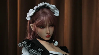 SY Doll | 160 cm große, asiatische Schönheit mit pinken Haaren und großem Busen – lebensechte TPE-Sexdoll – Fiora