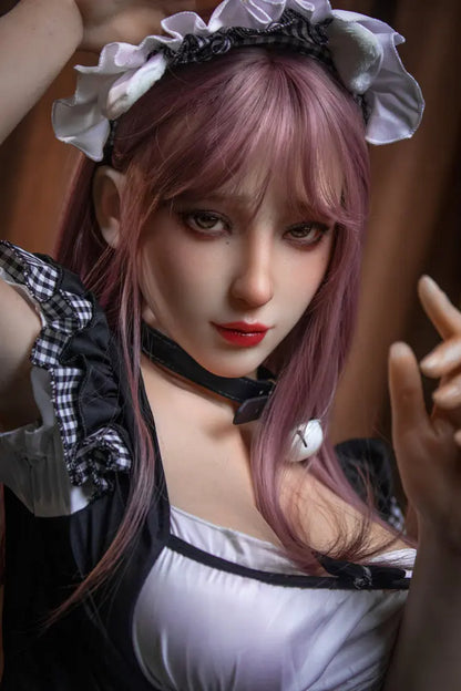 SY Doll | 160 cm große, asiatische Schönheit mit pinken Haaren und großem Busen – lebensechte TPE-Sexdoll – Fiora