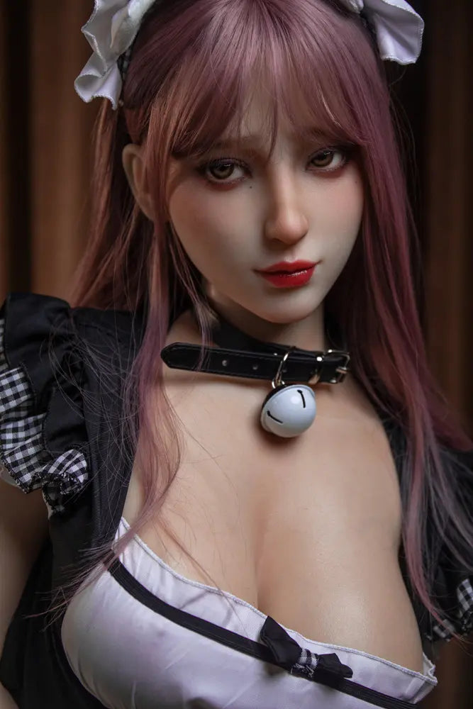 SY Doll | 160 cm große, asiatische Schönheit mit pinken Haaren und großem Busen – lebensechte TPE-Sexdoll – Fiora