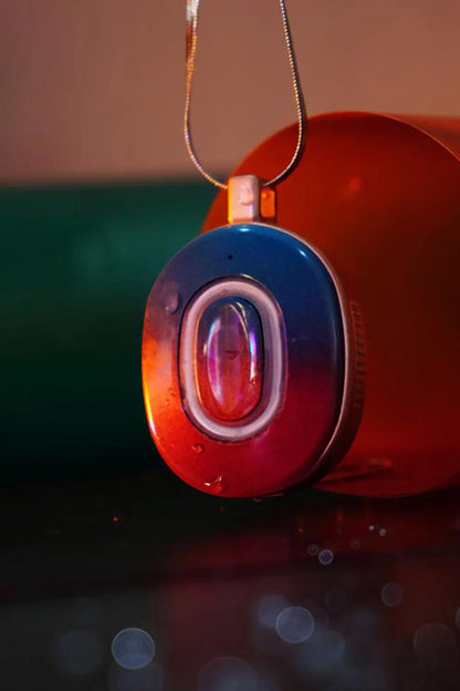 TopLoveDoll AI Chat Necklace – Portable voice AI companion for sex dolls, silver pendant design